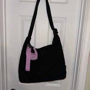 Baggu Black Large Nylon Crescent Bag